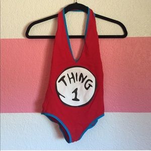 Thing 1 & Thing 2 Bodysuit Halloween Costume